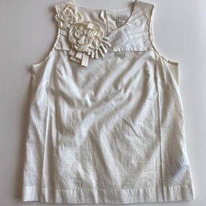 *NEW* J. Crew sleeveless floral designed cotton top
